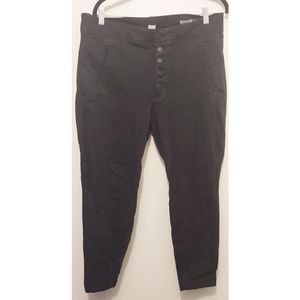 Gap Black 5 Button Closure Leggings